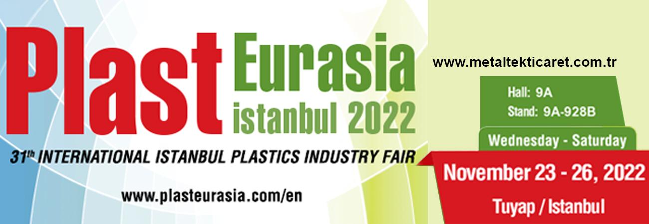 Plast Eurasia Istanbul, Turkey, 23th - 26th November 2022